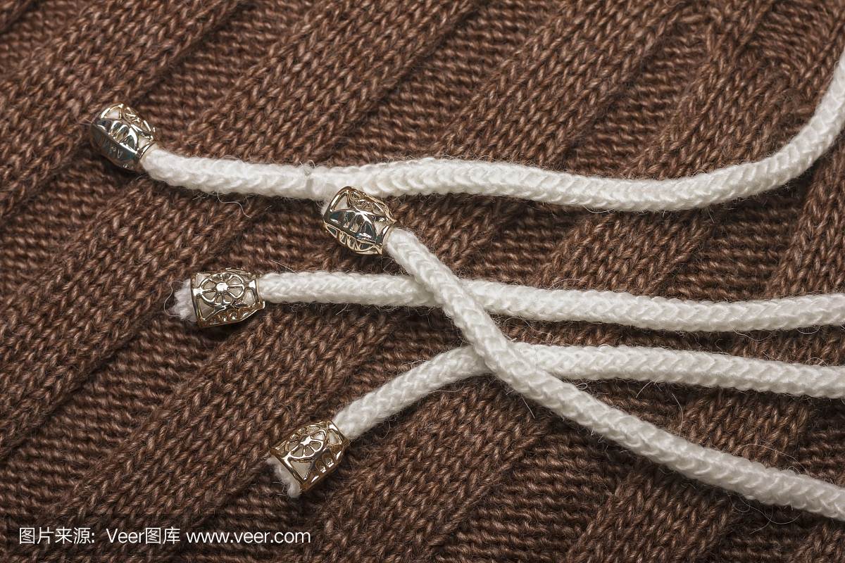 背景针织品。针织羊毛具有装饰、质地